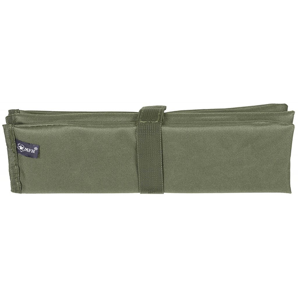 Cojín plegable negro para sentarse (podsedák)