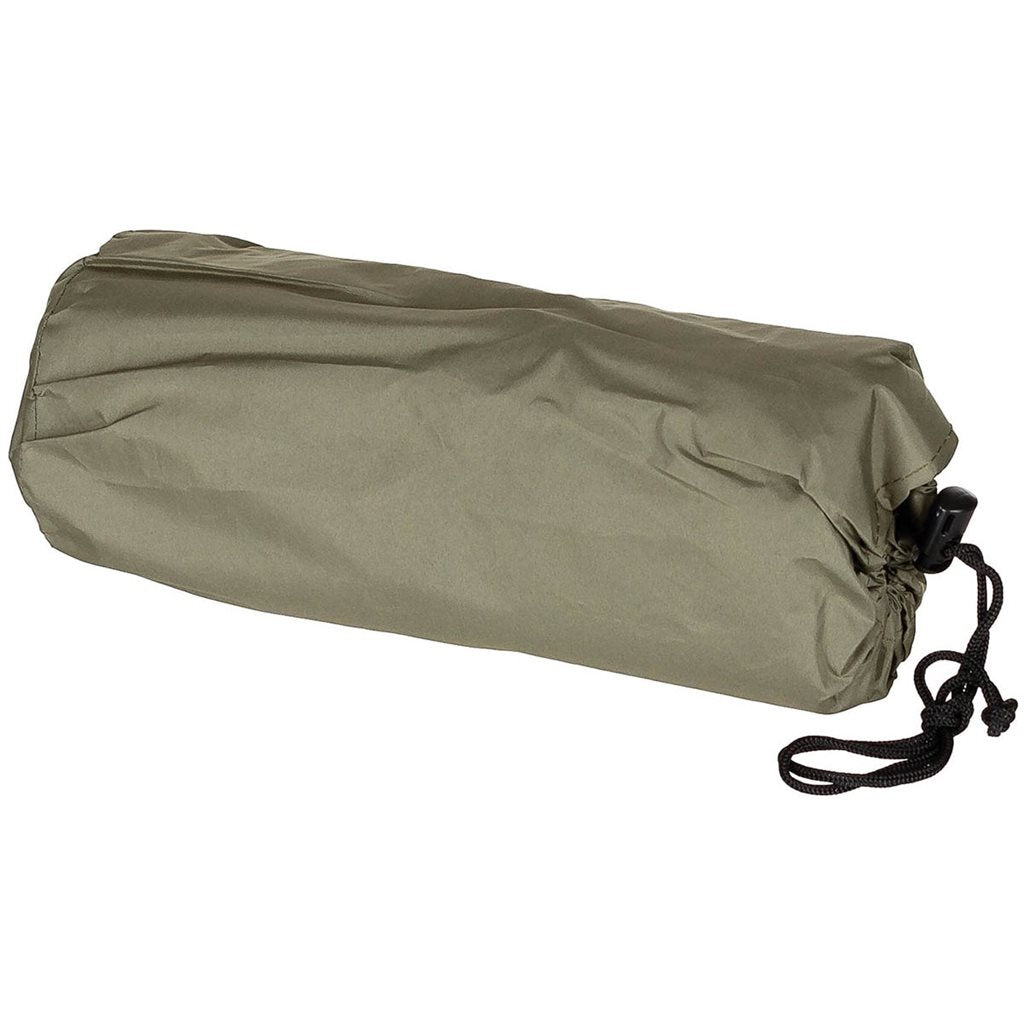 Esterilla hinchable verde 190 x 68 x 6,5 cm con reposacabezas y bolsa de transporte