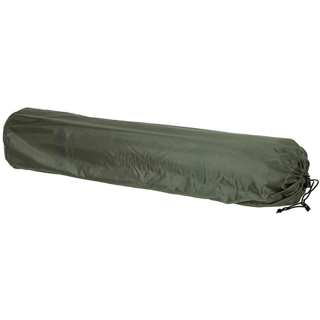 Colchoneta autohinchable 180x70x3 cm verde con funda de transporte