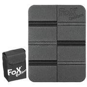 Asiento térmico THERMAL plegable verde con funda MOLLE, 38 x 28 x 0,6 cm