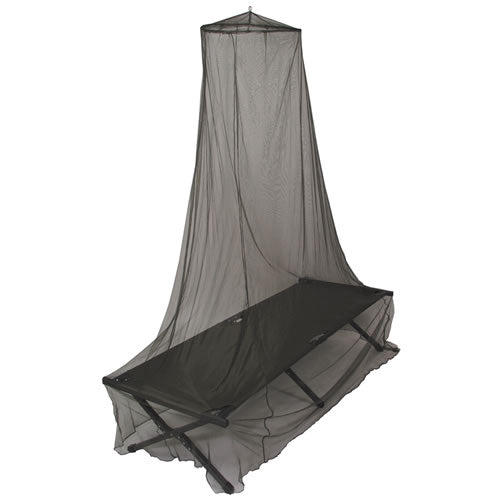 Mosquitera para cama individual, aro 63 cm, altura 2 m, perímetro 8 m, ojal aprox. 1 mm