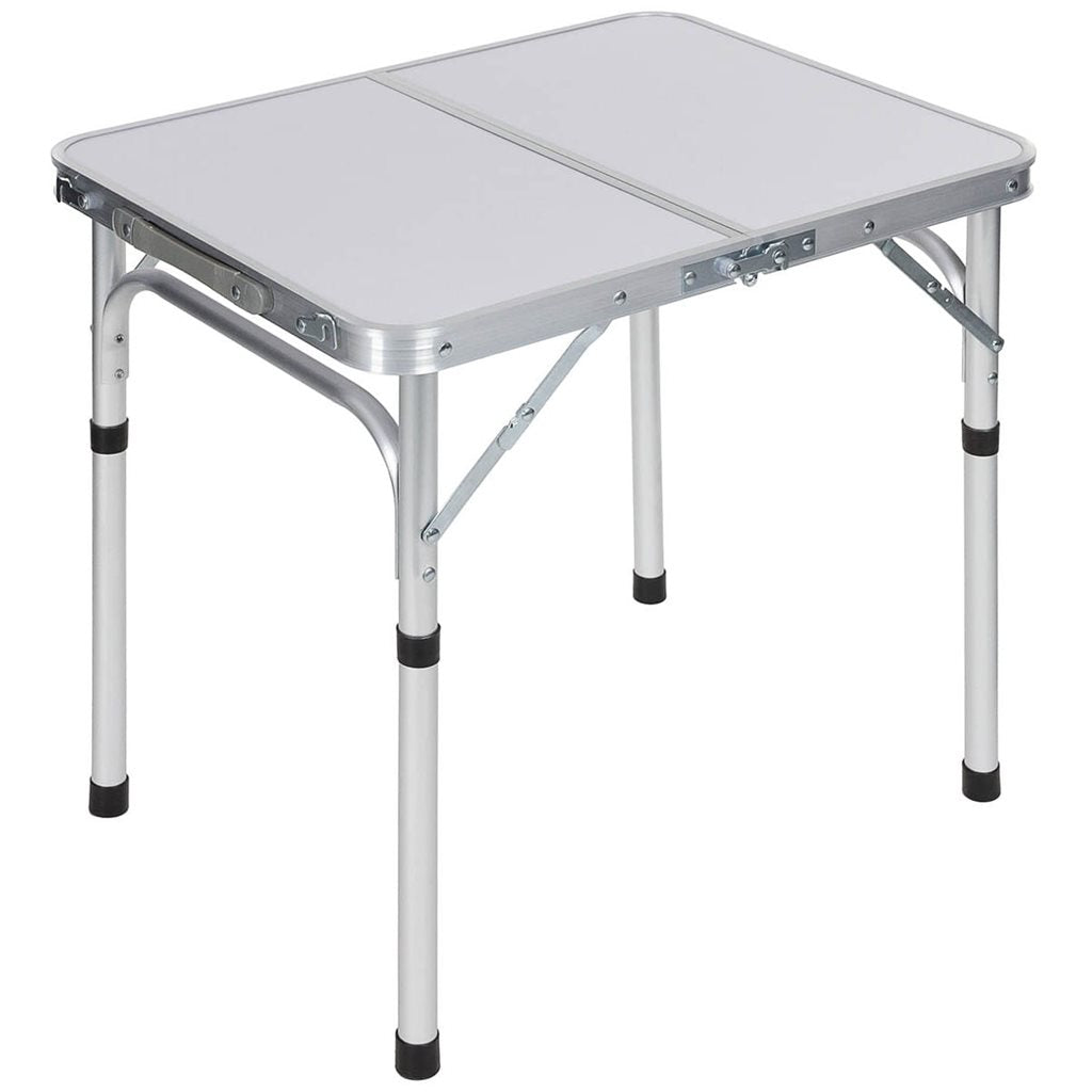 Mesa de camping plegable tipo maletín aluminio