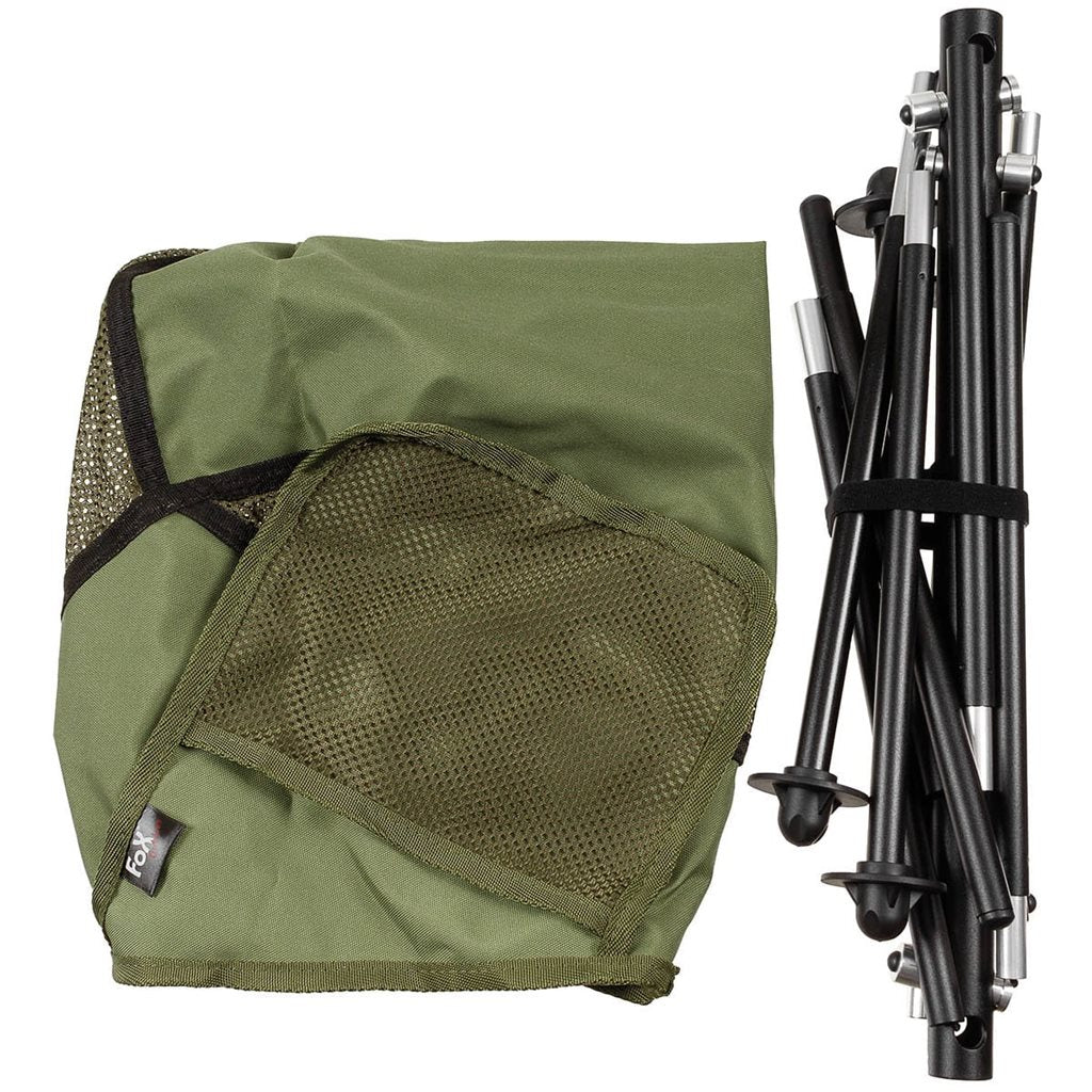 Silla ULTRALIGHT plegable verde con bolsa de transporte
