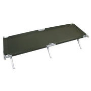 Cama plegable US Alu 197x69x43 cm verde, nylon 420D y armazón de aluminio