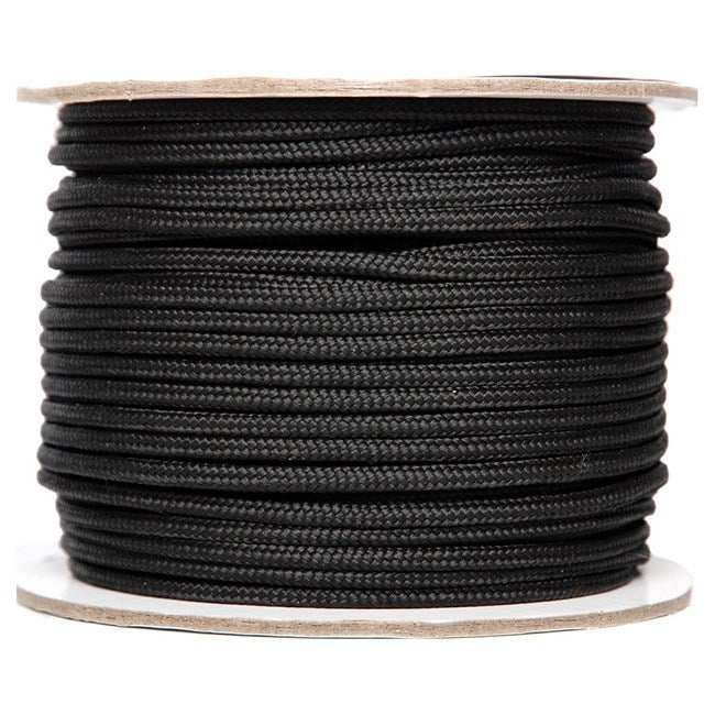 Cuerda de nylon Ø 3 mm, 60 m en carrete, negra