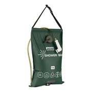 Ducha solar PREMIUM 15 litros TPU verde