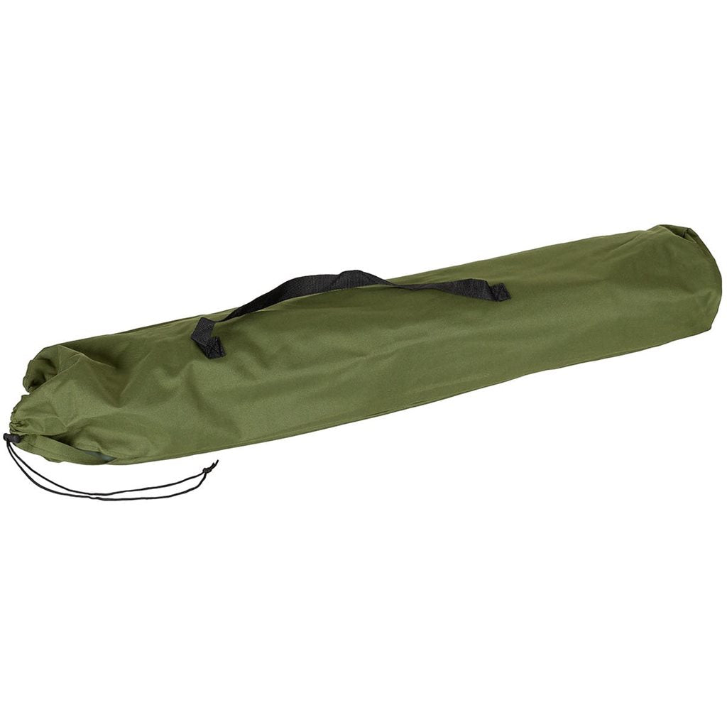 Catre de aluminio estilo estadounidense 200x65x40 cm alargado verde