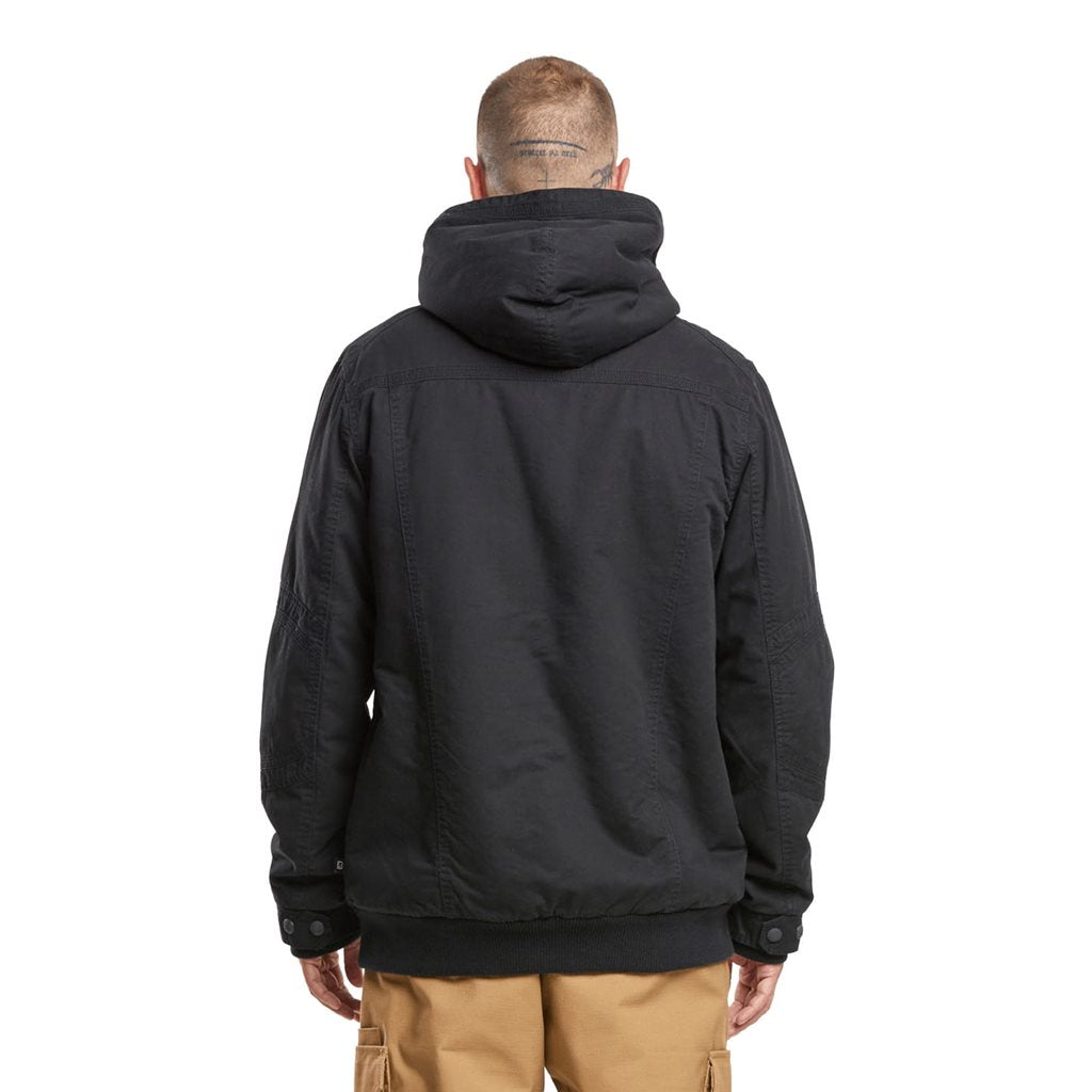 Chaqueta MEADOW acolchada negra con forro de borrego artificial