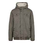 Chaqueta MEADOW acolchada verde con forro de borrego sintético