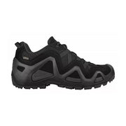 Bota mujer LOWA ZEPHYR GTX LO TF LS negra en ante, corte bajo, vista lateral