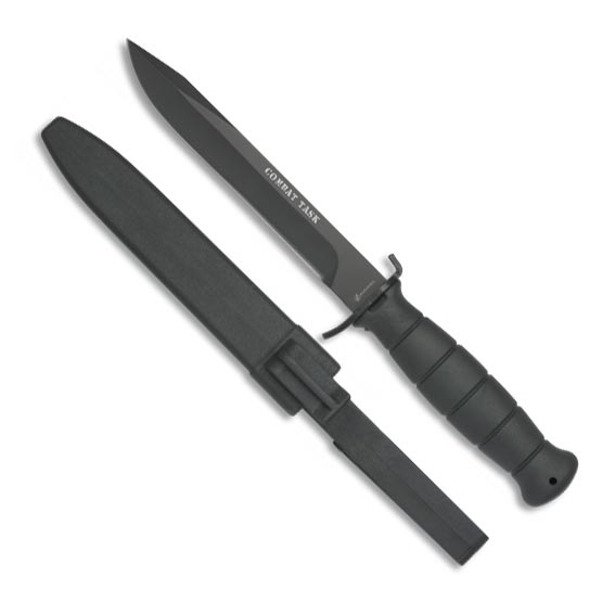 Cuchillo réplica Glock Survival 79 negro con funda de plástico