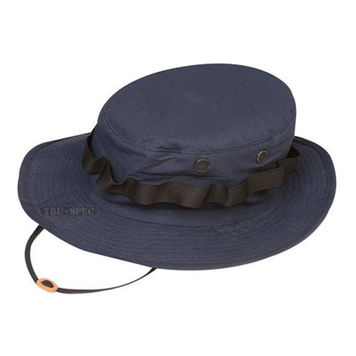 Sombrero Boonie de algodón verde con ala ancha y cordón ajustable