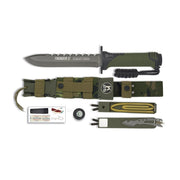 Cuchillo supervivencia K25 Thunder II Coyote, hoja fija con accesorios