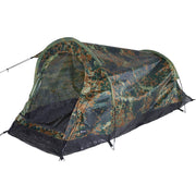Tienda túnel HOCHSTEIN para 2 personas en camuflaje Flecktarn