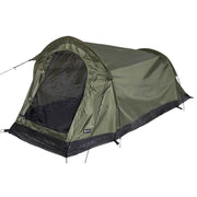 Tienda túnel Schwarzenberg verde con mosquitera y bolsa de transporte