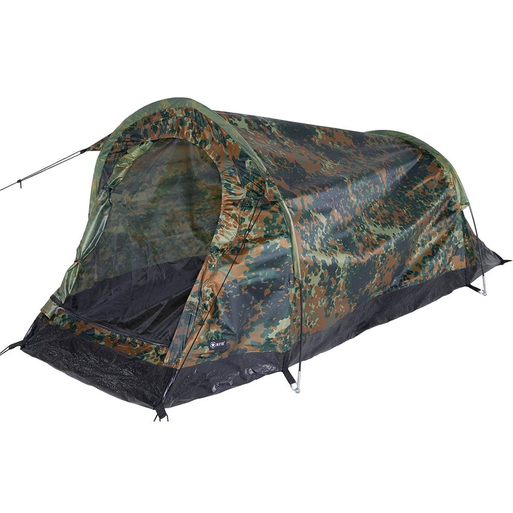Tienda túnel Schwarzenberg para una persona FLECKTARN con mosquitera