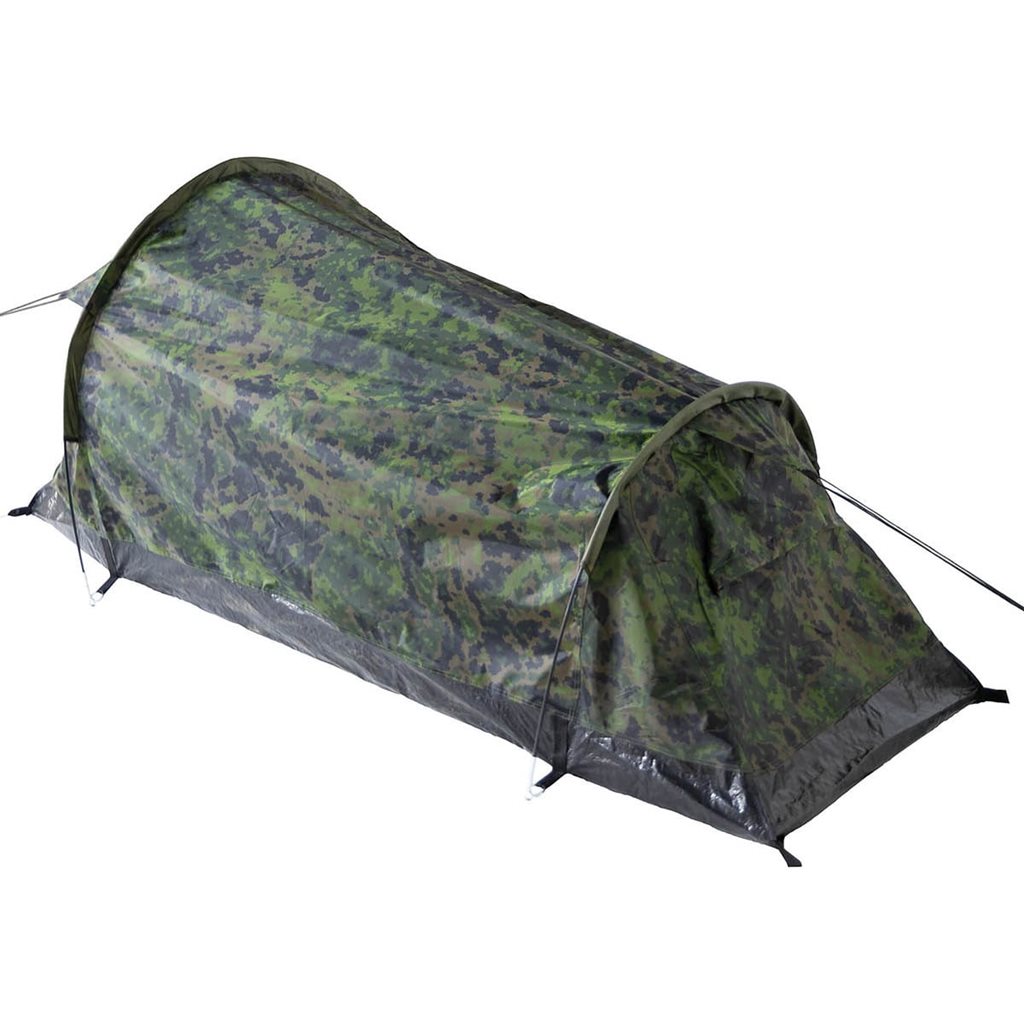 Tienda túnel Schwarzenberg verde con mosquitera y bolsa de transporte