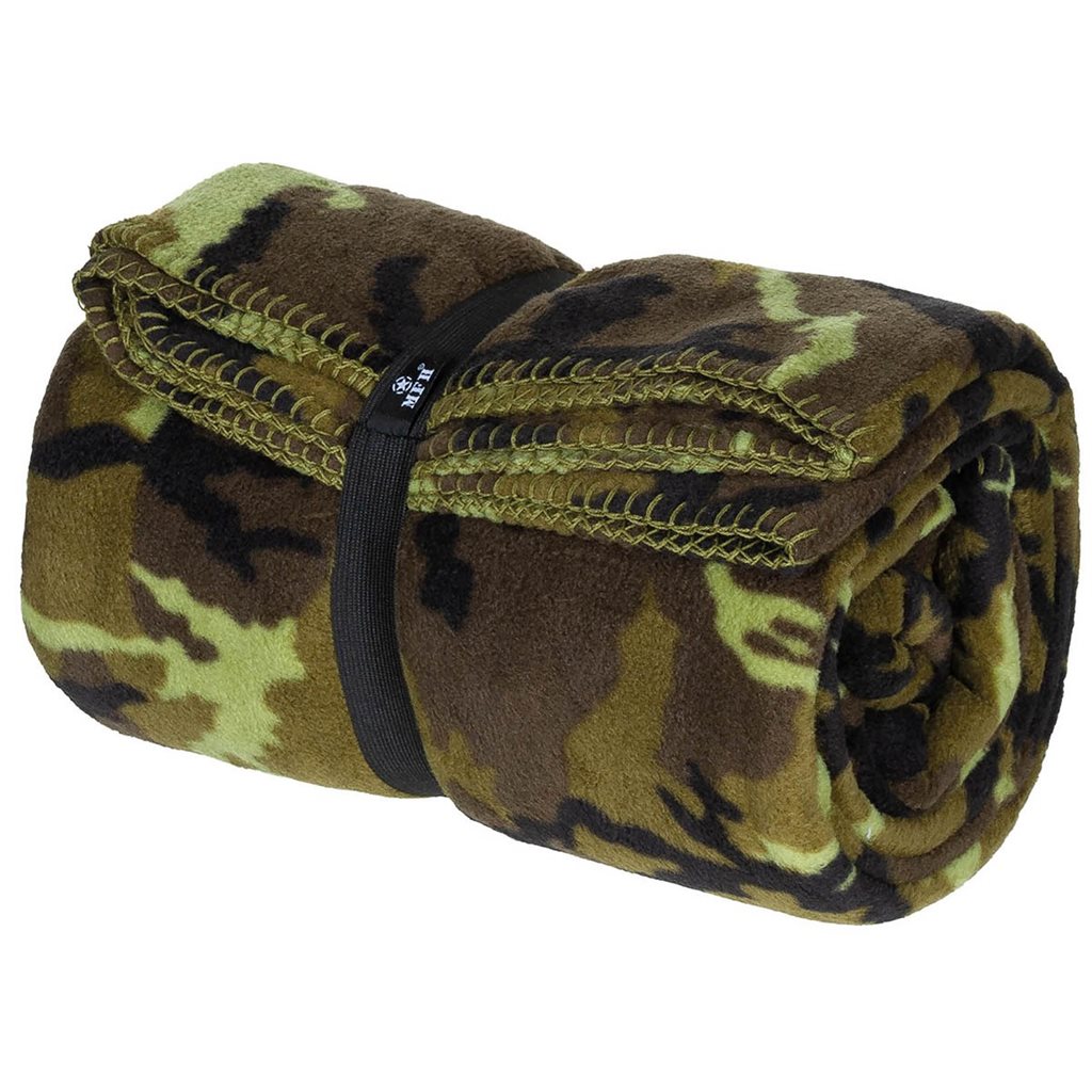 Manta Fleece 200x150 cm camuflaje vz.95 bosque