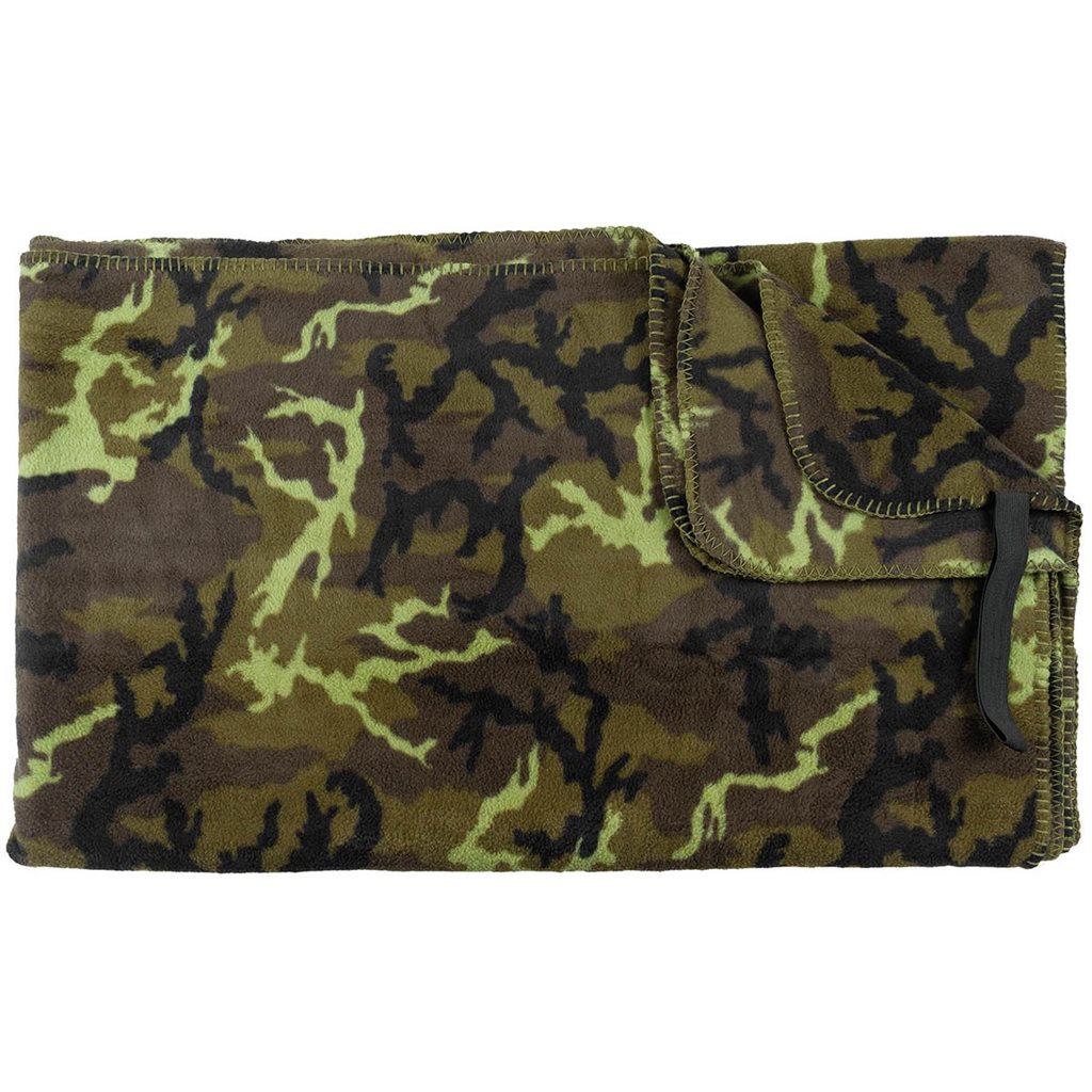 Manta Fleece 200x150 cm camuflaje vz.95 bosque