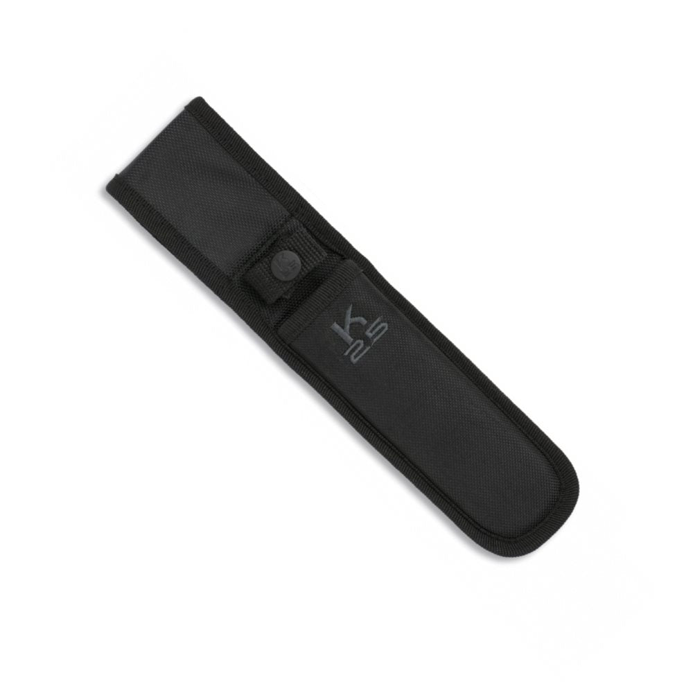 Cuchillo K25 32378 hoja fija COYOTE 25,3 cm, acero 7Cr17MoV, mango G10 con cordón y funda incluida