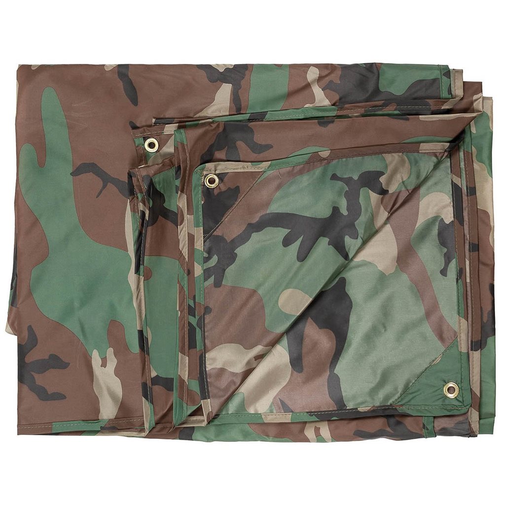 Lona impermeable ligera 3 x 2 m en bolsa de transporte