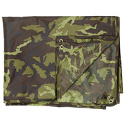 Lona impermeable ligera 300 x 400 cm patrón camuflaje 95 bosque