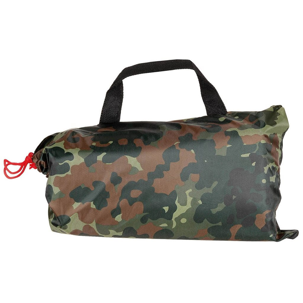 Lona impermeable ligera 3 x 5 m en color verde, 100% poliéster con recubrimiento PU 190T, peso 850 g