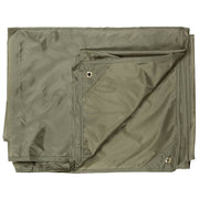 Lona impermeable ligera 5 x 6 m verde, 100% poliéster con recubrimiento 190T PU