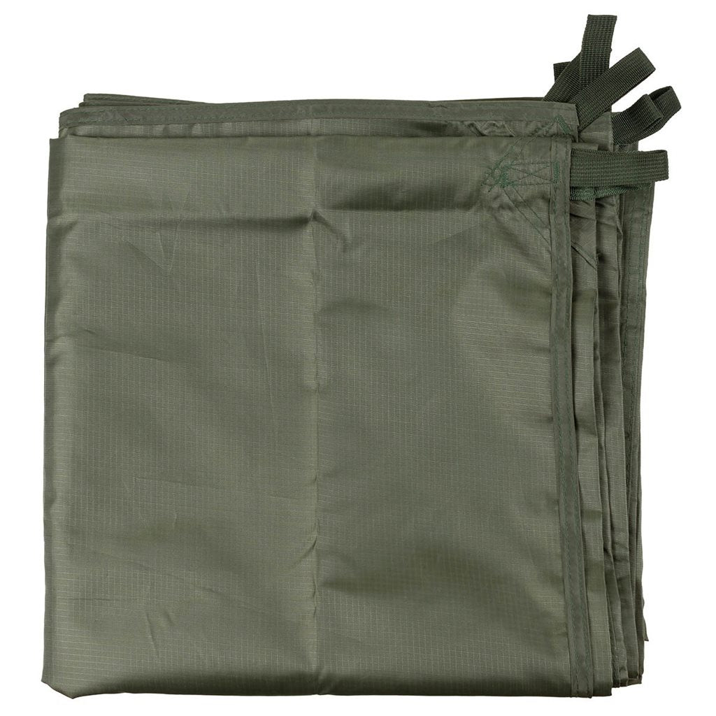 Lona TARP EXTREM 3 x 3 m Flecktarn, poliéster rip-stop con recubrimiento PU y anillas