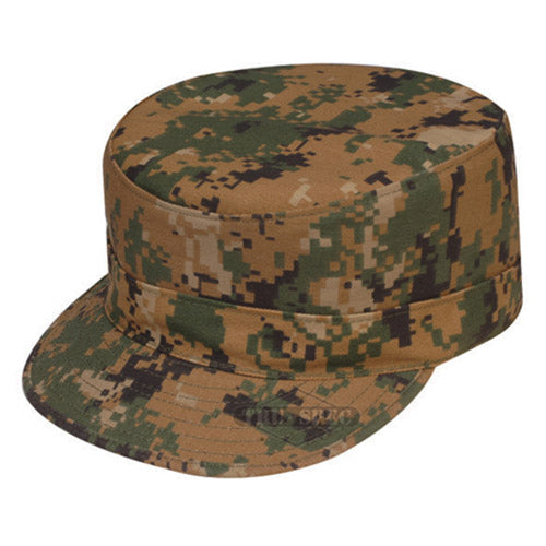 Gorra BDU Digital Woodland en estampado camuflaje visible en la imagen del producto