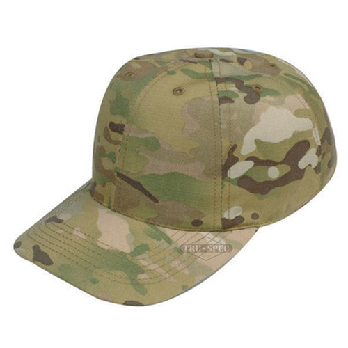 Gorra béisbol rip-stop con camuflaje Multicam, vista frontal