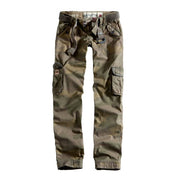 Pantalones mujer PREMIUM SLIMMY con cinturón y bolsillos