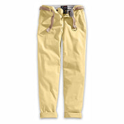 Pantalones chinos para mujer XYLONTUM color arena