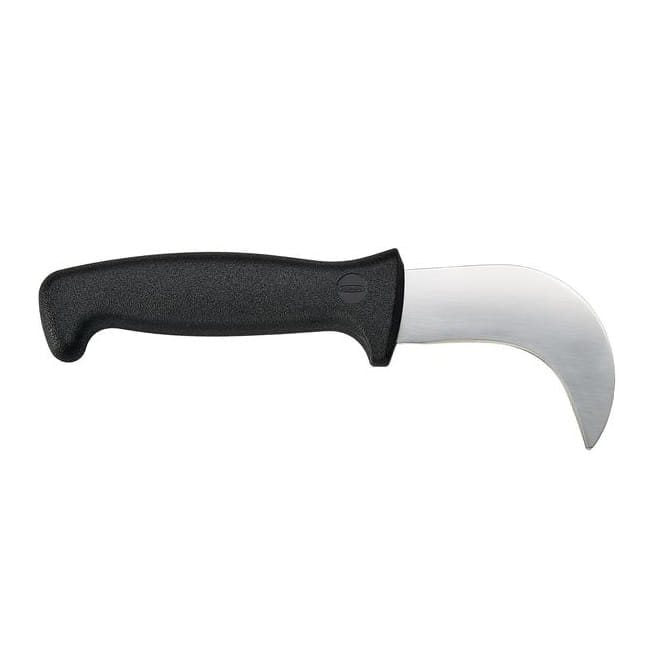 Cuchillo OH-3 con hoja de acero inoxidable y mango plástico negro