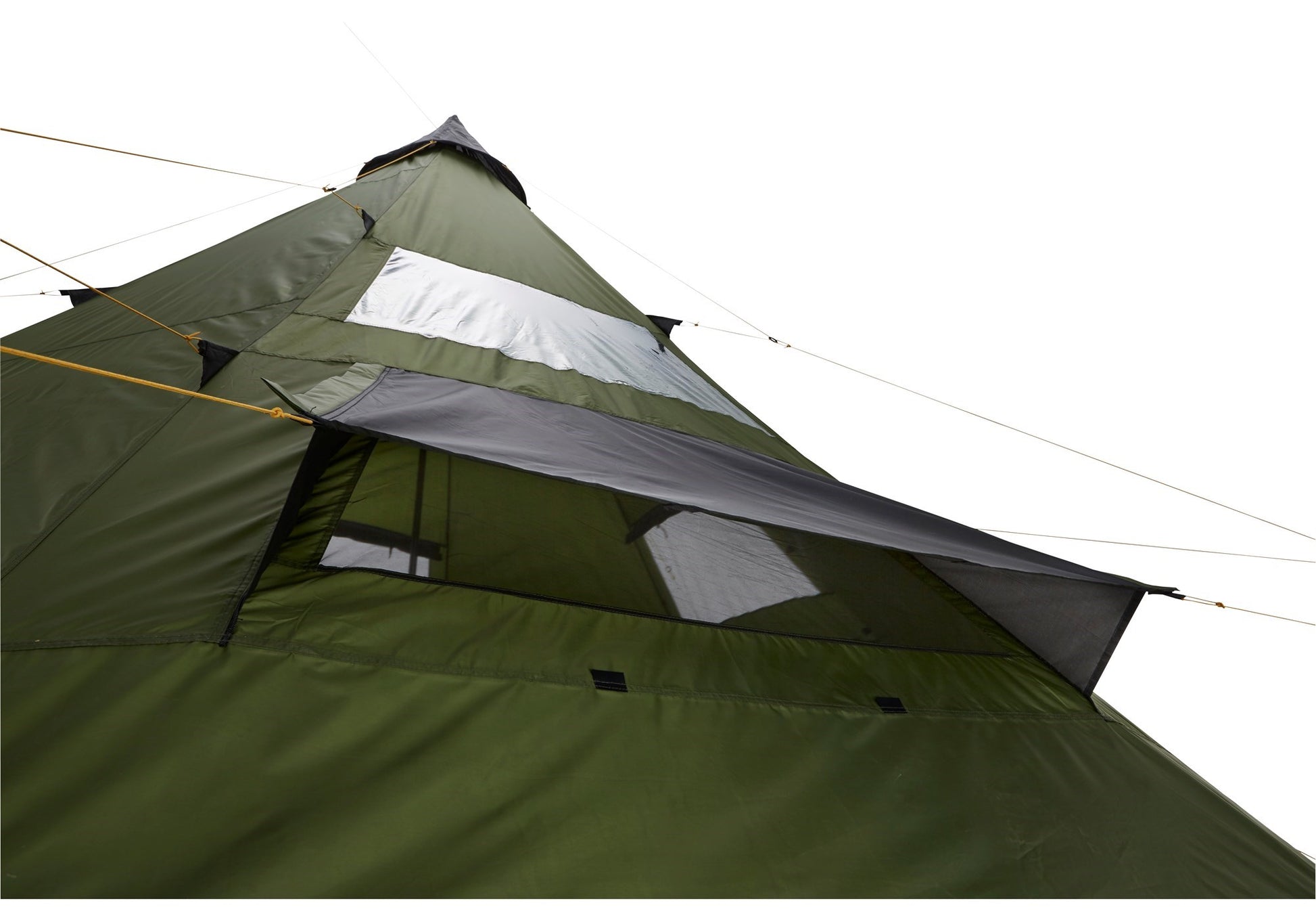 Tipi BLACK FALLS 8 Capulet Olive desplegado en color oliva para ocho personas