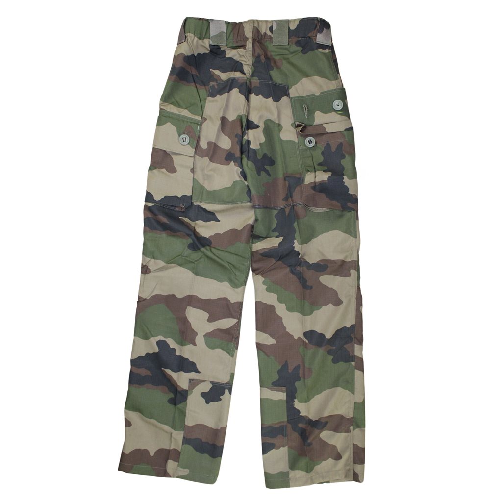 Pantalones franceses T4 COMBAT rip-stop CCE, vista frontal