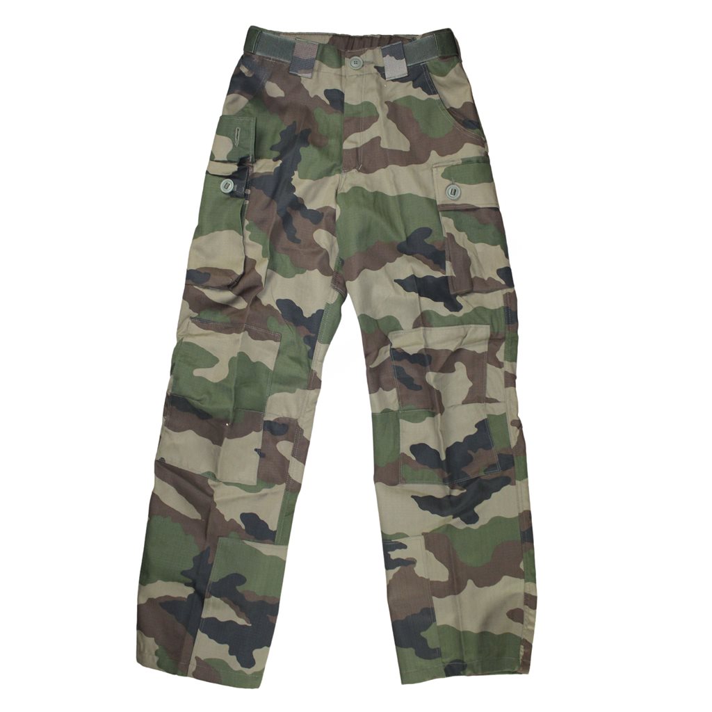 Pantalones franceses T4 COMBAT rip-stop CCE usados