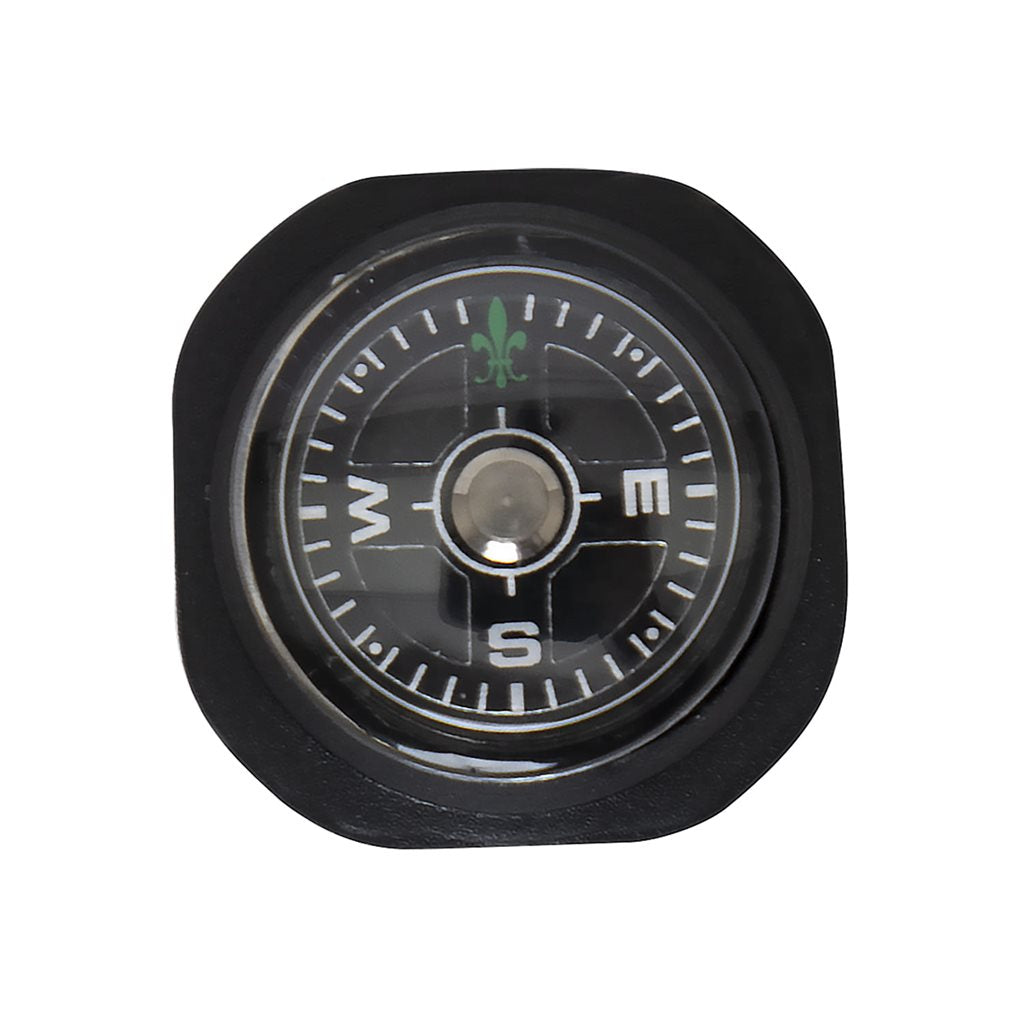 Pequeña brújula ROTHCO negra para correa de reloj o pulsera
