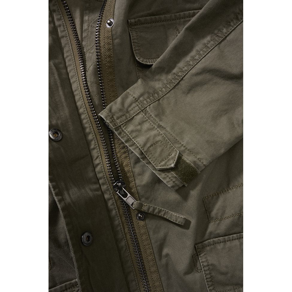Chaqueta BRITANNIA mujer verde, algodón, 5 bolsillos y capucha