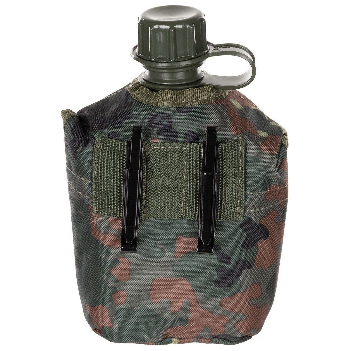 Cantimplora US 1L con funda de nylon camuflaje vz.95 (bosque), vista del producto