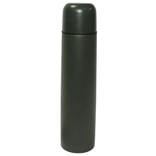 Termo de acero inoxidable 0,5 L verde mate