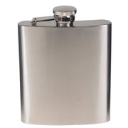 Petaca de acero inoxidable 225 ml (8 oz) con acabado cromo mate