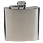 Petaca de acero inoxidable 170 ml (6 oz) acabado mate