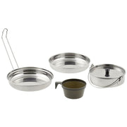 Set de vajilla de camping de acero inoxidable 5 piezas