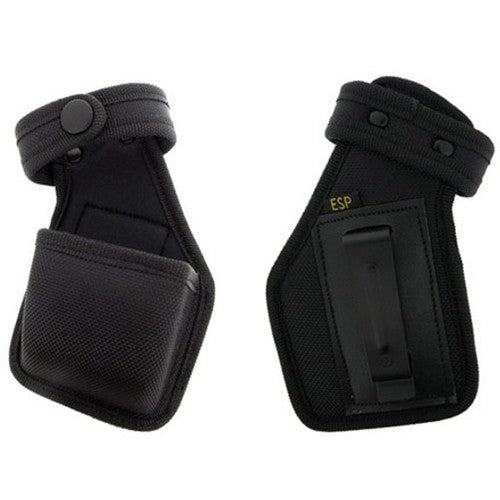 Funda de nylon negra para paralizador Scorpy 200/Power 200 con clip metálico y cierre a presión