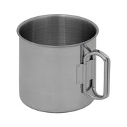 Taza de acero inoxidable FOX 450 ml con asas abatibles