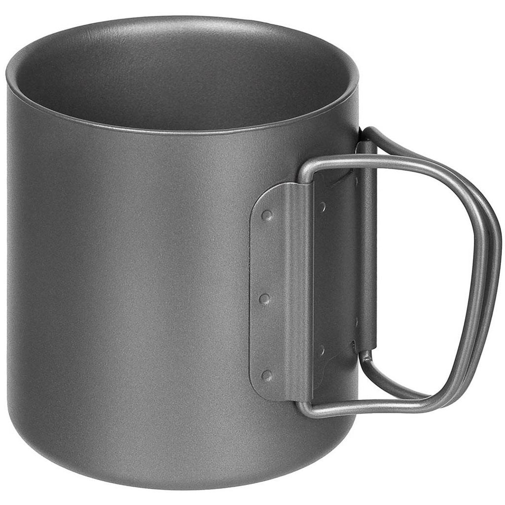 Taza FOX de titanio doble pared 300 ml con funda de malla