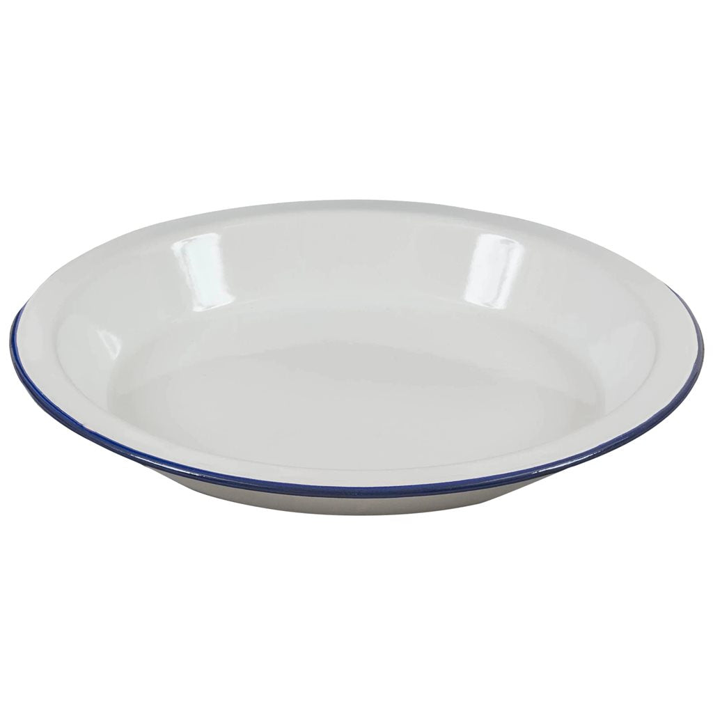 Plato hondo esmaltado blanco diámetro 24 cm CP228-WE
