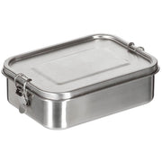 Caja para comida Premium de acero inoxidable, 19 x 14,5 x 6,5 cm