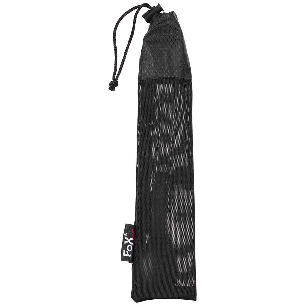 Cuchara plegable TREK de titanio ultraligera con funda, 22 cm (plegada 15 cm), 25 g